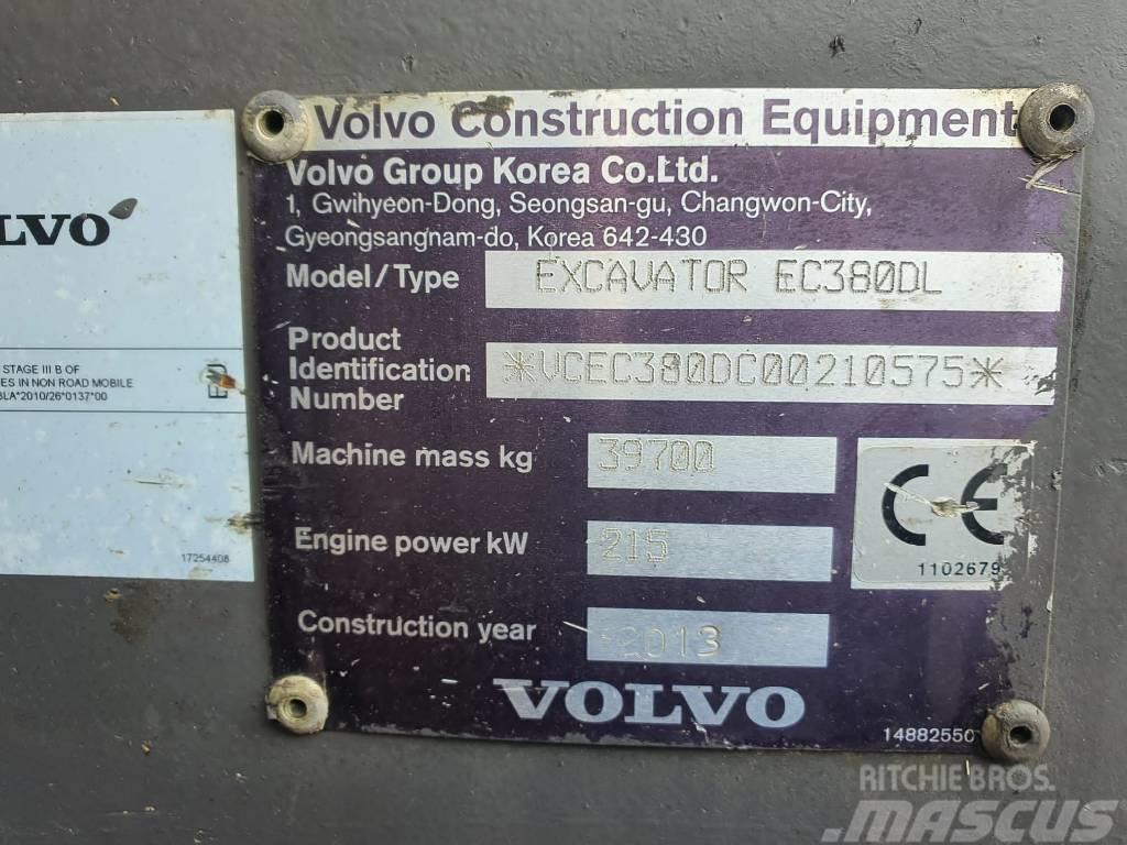 Volvo EC 380 D L Paletli ekskavatörler