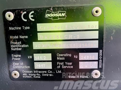 Doosan DX235LCR-5 Paletli ekskavatörler