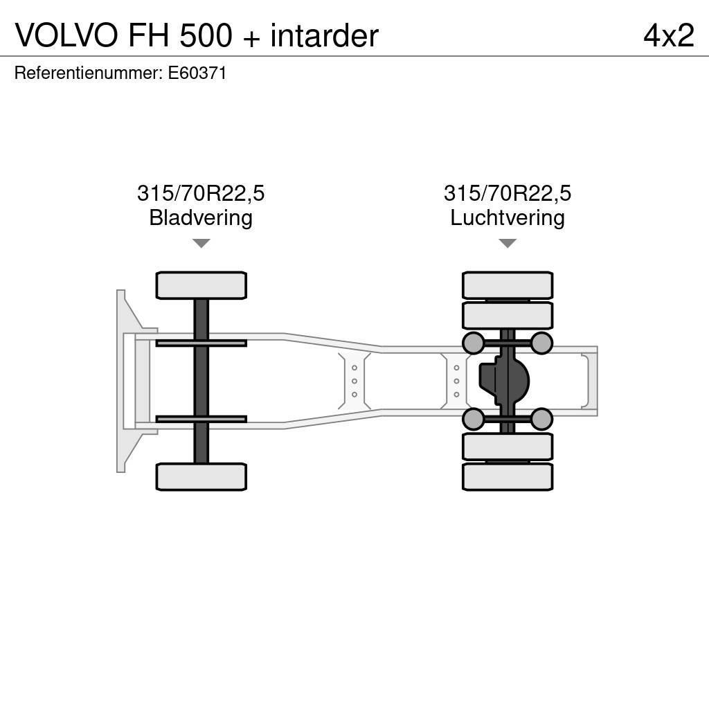 Volvo FH 500 + intarder Çekiciler