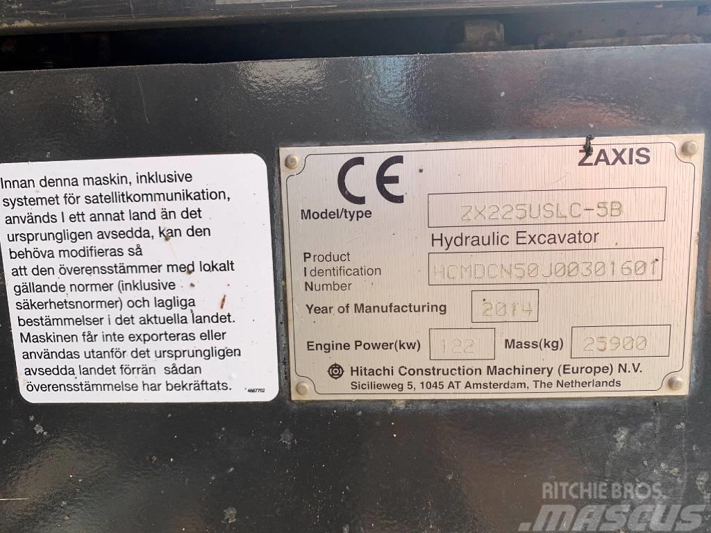 Hitachi ZX 225 USLC - 5B Paletli ekskavatörler