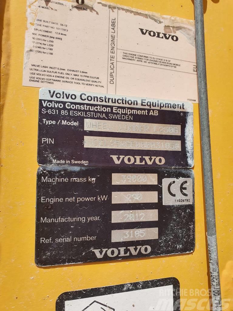 Volvo L 250 G Tekerlekli yükleyiciler