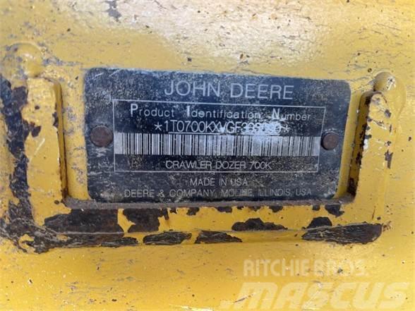 John Deere 700K LGP Paletli dozerler