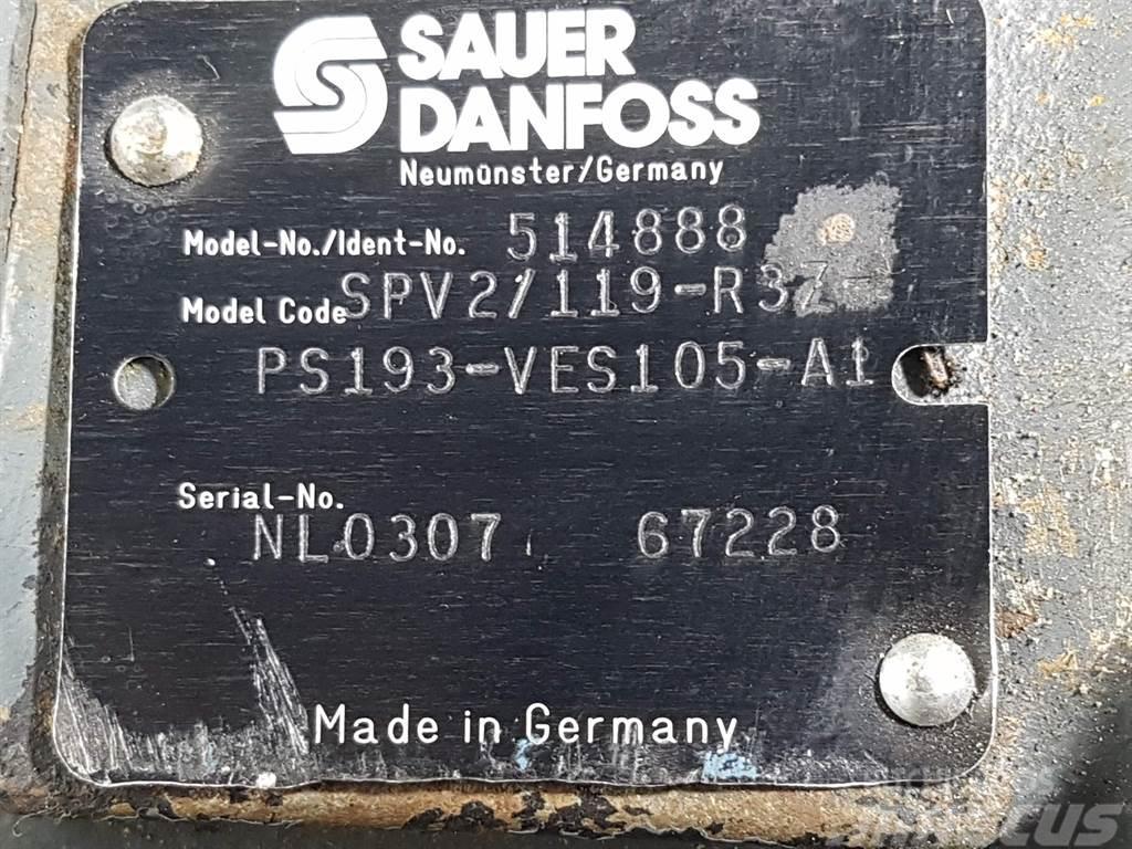 Sauer Danfoss SPV2/119-R3Z-PS193 - 514888 - Drive pump/Fahrpumpe Hidrolik