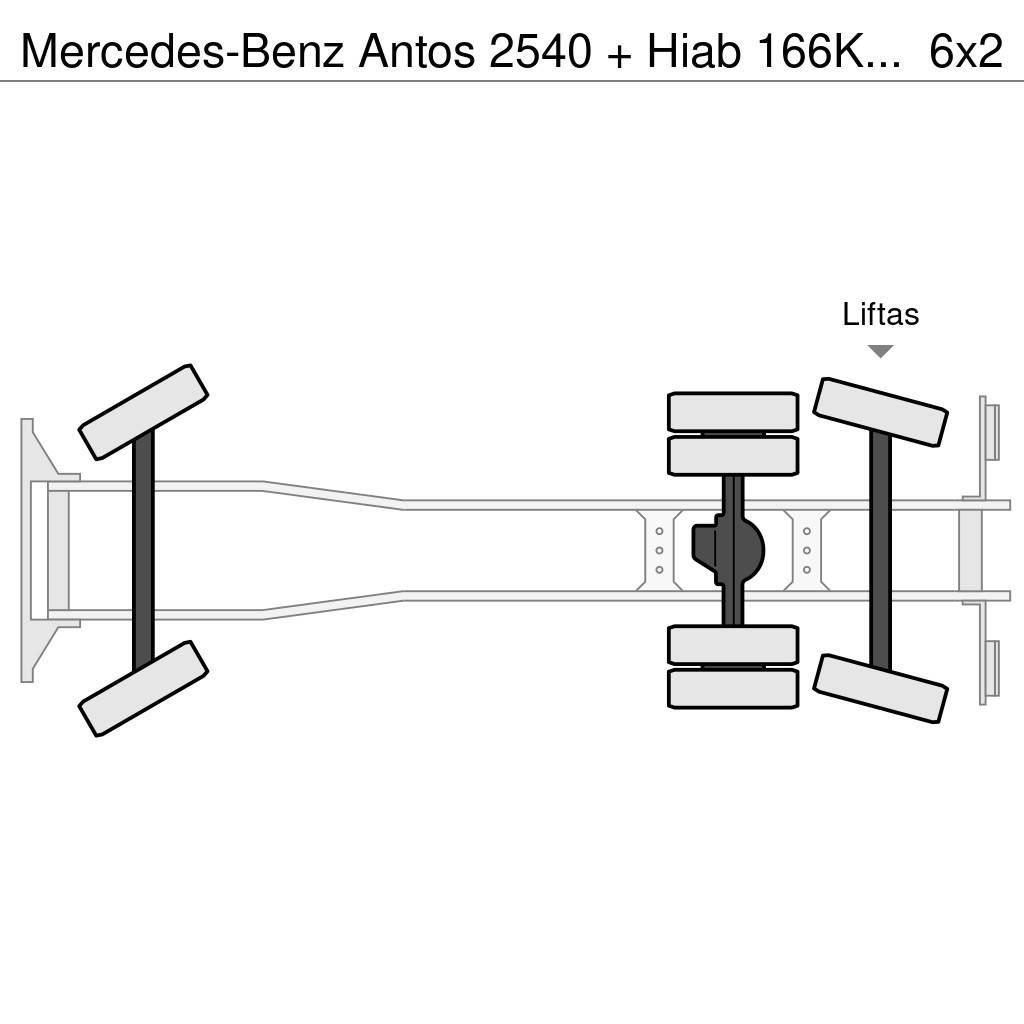 Mercedes-Benz Antos 2540 + Hiab 166K Pro Yol-Arazi Tipi Vinçler (AT)