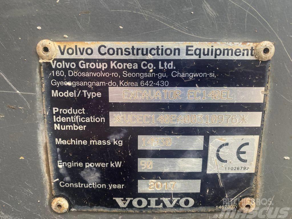 Volvo EC 140 EL Paletli ekskavatörler