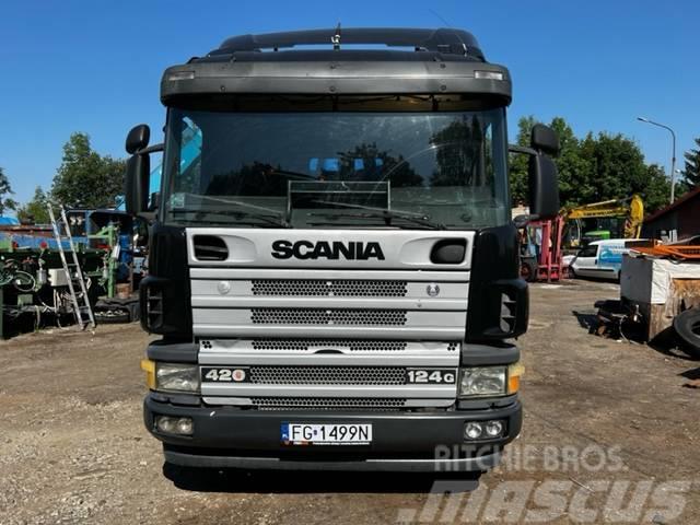Scania 124 G 420 Hakowiec Vinçli kamyonlar