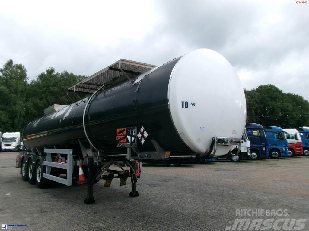  Clayton Bitumen tank inox 31 m3 / 1 comp Tanker yari çekiciler
