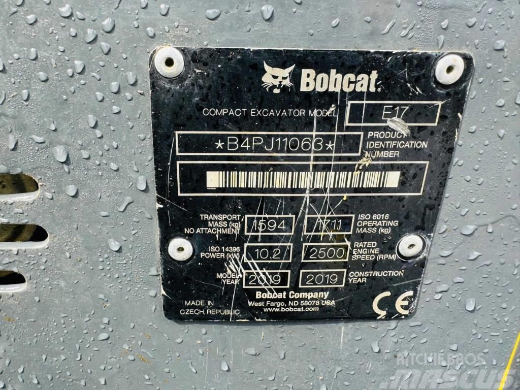 Bobcat E 17 Mini ekskavatörler, 7 tona dek