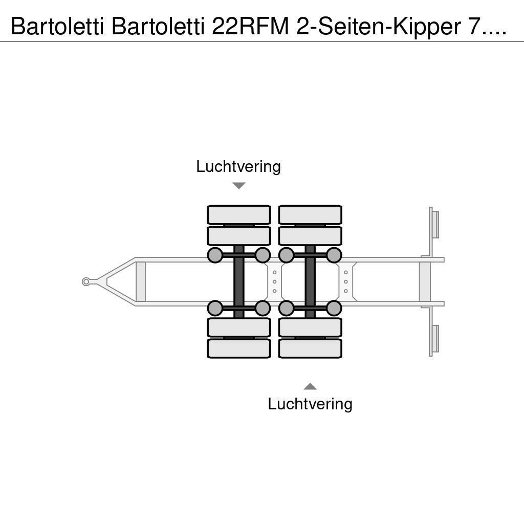 Bartoletti 22RFM 2-Seiten-Kipper 7.30m Damperli römorklari
