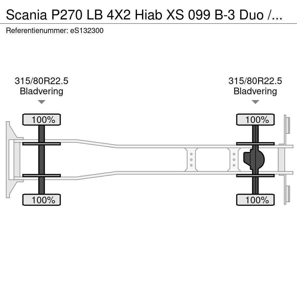 Scania P270 LB 4X2 Hiab XS 099 B-3 Duo / NEW/UNUSED Yol-Arazi Tipi Vinçler (AT)