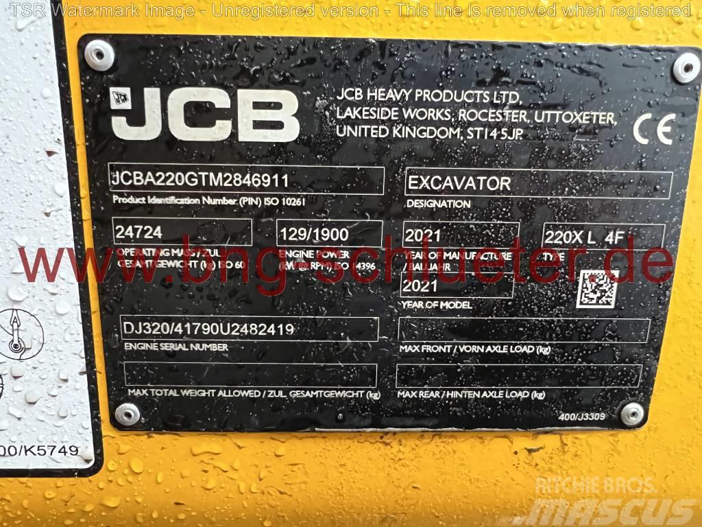 JCB 220X LC -gebraucht- Paletli ekskavatörler