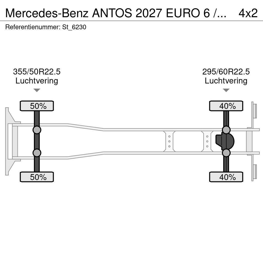 Mercedes-Benz ANTOS 2027 EURO 6 / OPRIJ / MACHINE TRANSPORT Araç tasiyicilar