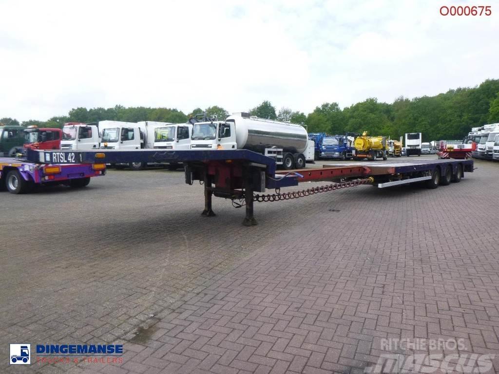 Nooteboom 3-axle semi-lowbed trailer OSDS-48-03V / ext. 15 m Low loader yari çekiciler
