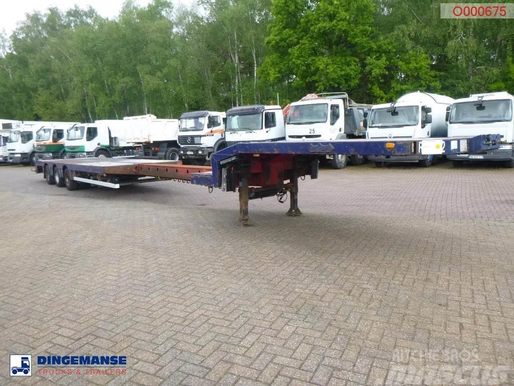 Nooteboom 3-axle semi-lowbed trailer OSDS-48-03V / ext. 15 m Low loader yari çekiciler
