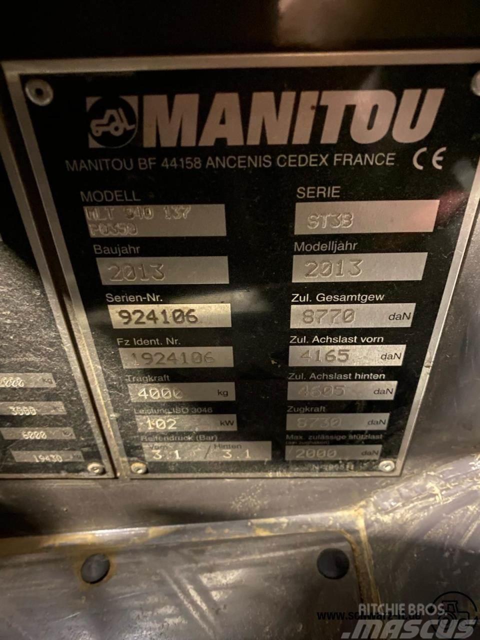 Manitou MLT 840-137 *neue Reifen* Teleskopik personel platformları