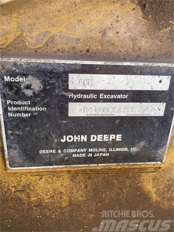 John Deere 50G Mini ekskavatörler, 7 tona dek