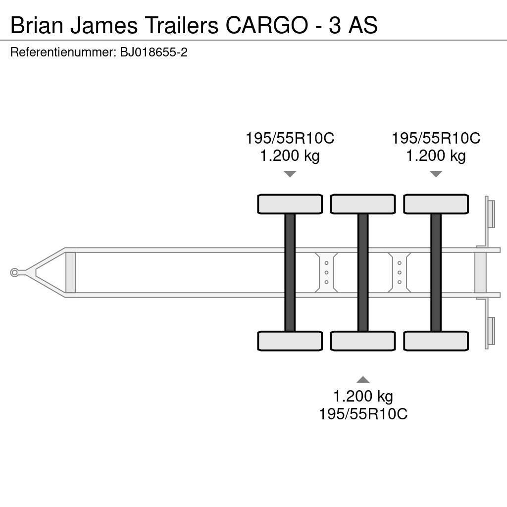Brian James Trailers CARGO - 3 AS Araç nakil römorklari