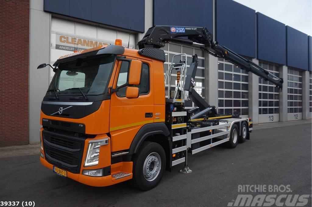 Volvo FM 410 HMF 23 ton/meter laadkraan Vinçli kamyonlar