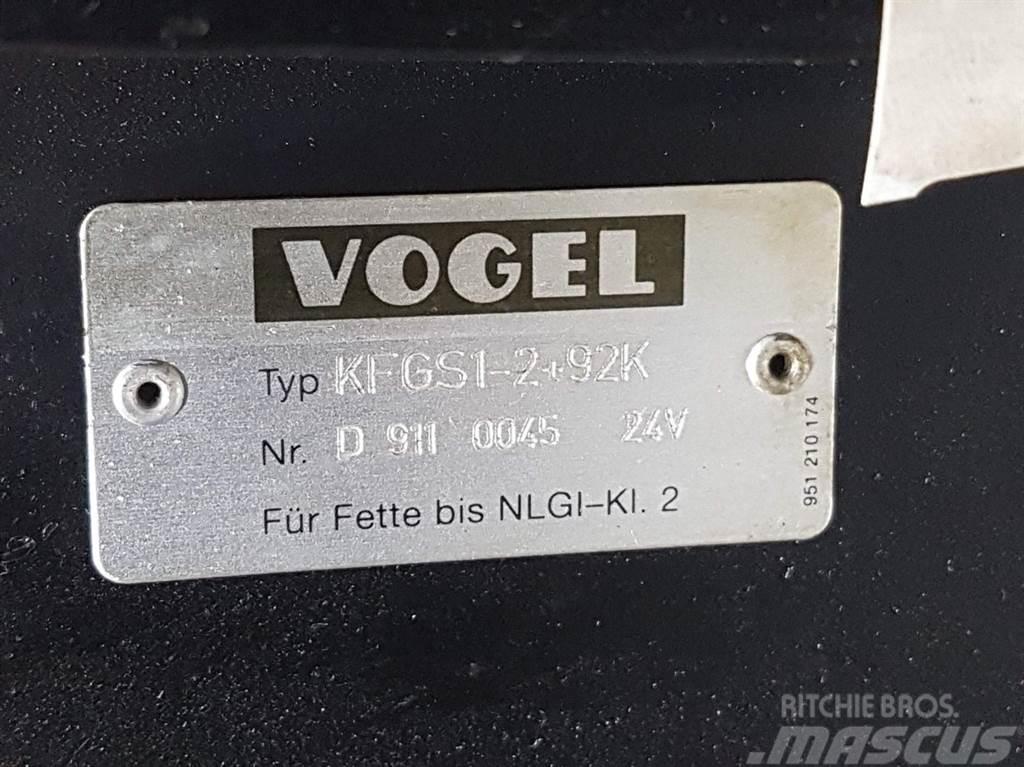 Liebherr A924-Vogel KFGS1-2+92K 24V-Lubricating system Saseler