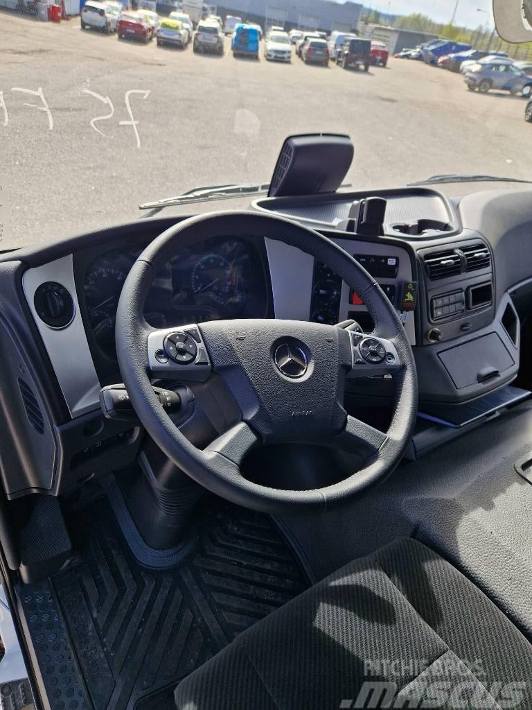 Mercedes-Benz Atego 1630 Kran/Fastflak Brädgårdsbil Araç üzeri vinçler