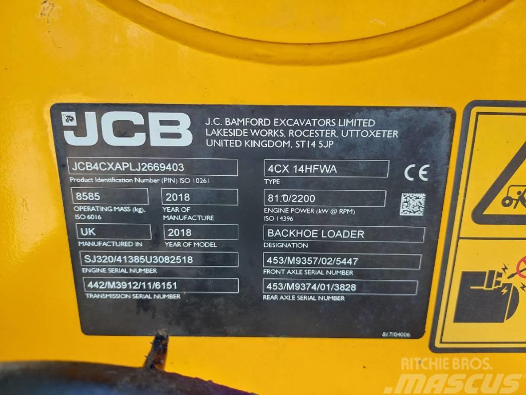 JCB 4CX 14HFWA Kazıcı yükleyiciler - beko loder