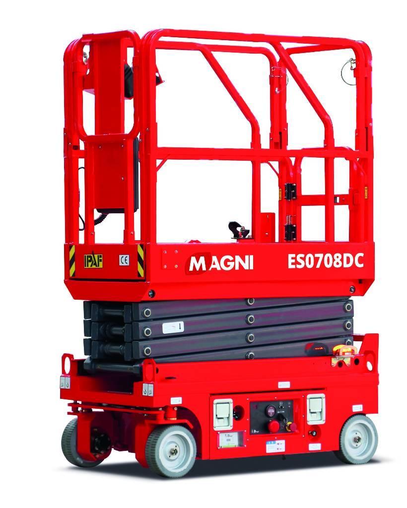 Magni ES0708DC - 7,6 m, 230 kg, 2WD, 2WS Makasli platformlar