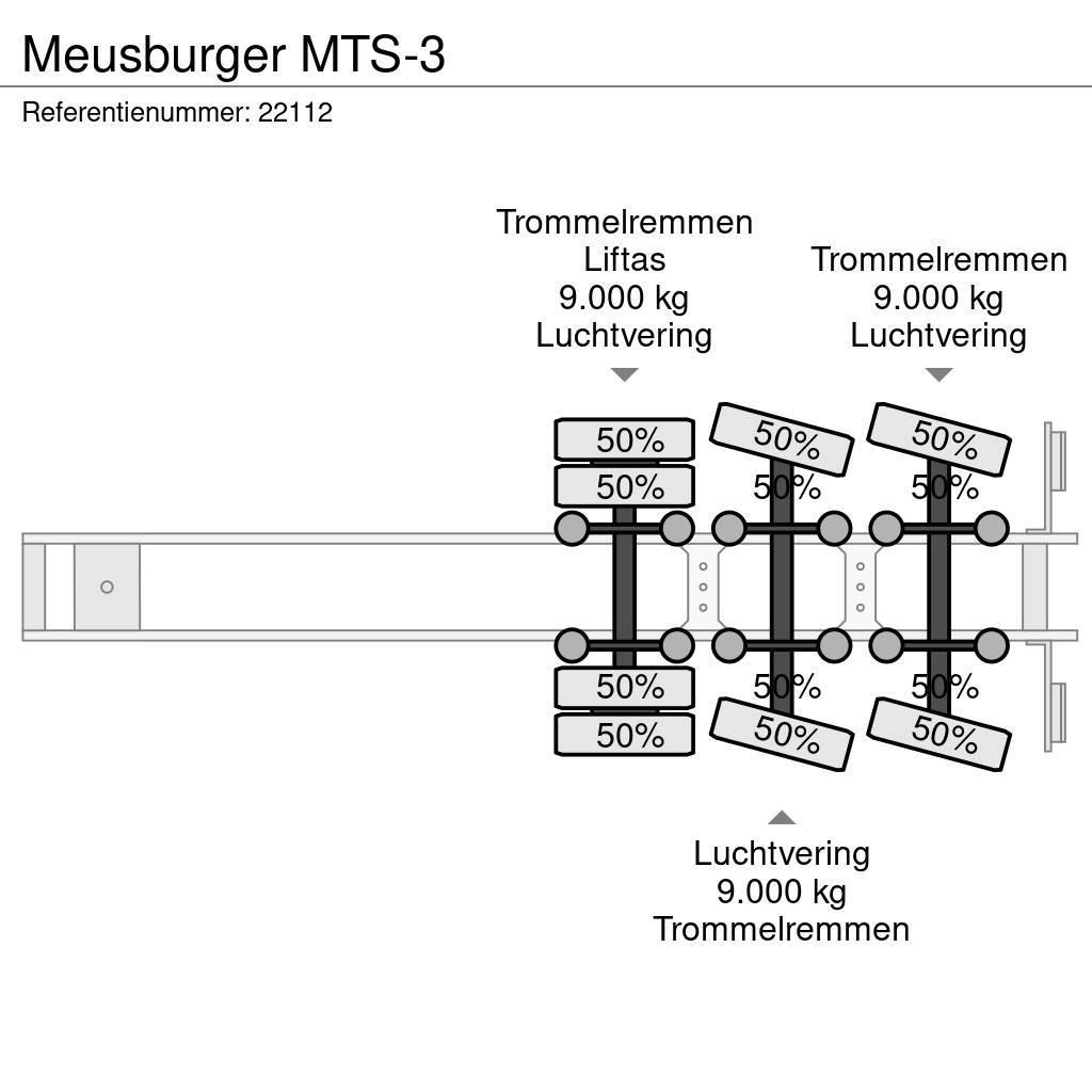 Meusburger MTS-3 Low loader yari çekiciler