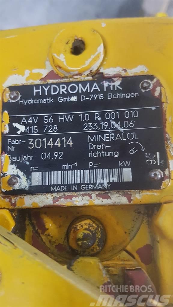 Hydromatik A4V56HW1.0R001010 - Drive pump/Fahrpumpe/Rijpomp Hidrolik