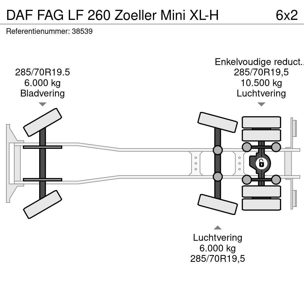 DAF FAG LF 260 Zoeller Mini XL-H Atik kamyonlari