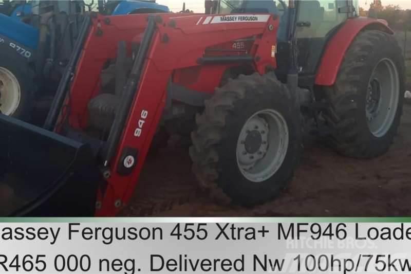 Massey Ferguson 455 Xtra + MF 946 loader - 100hp / 75kw Traktörler
