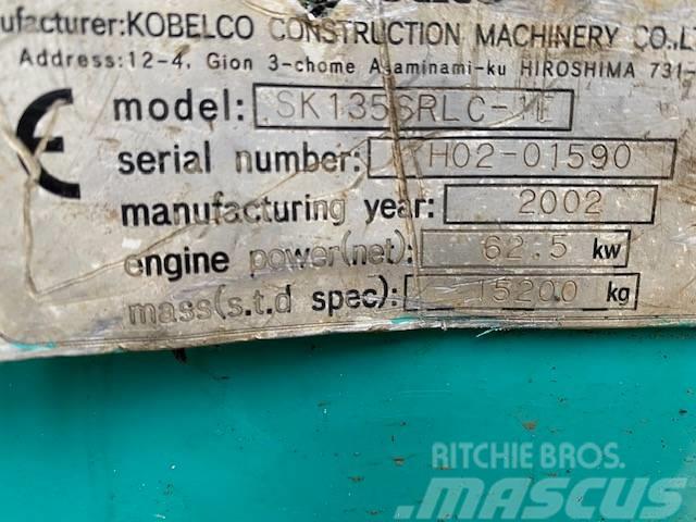 Kobelco SK 135 SR LC Crawler excavators