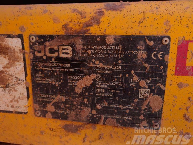 JCB 140 X Paletli ekskavatörler