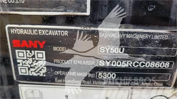 Sany SY50U Mini ekskavatörler, 7 tona dek