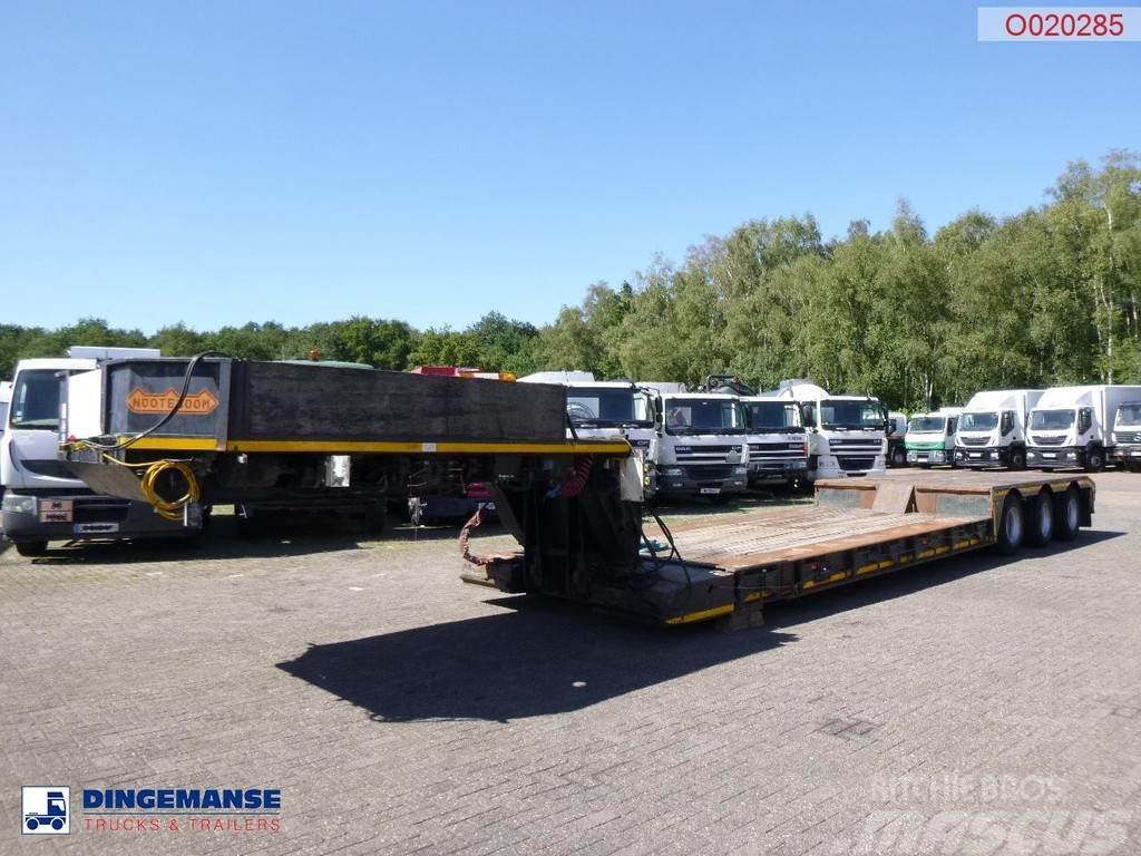 Nooteboom 3-axle lowbed trailer 33 t / extendable 8.5 m Low loader yari çekiciler