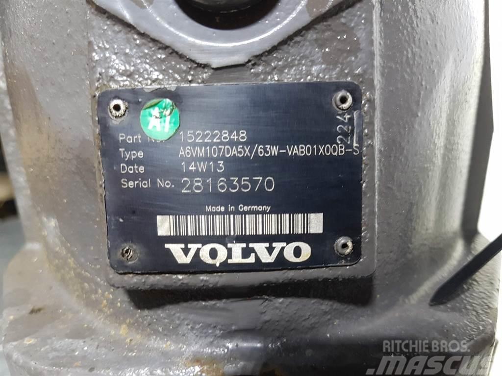 Volvo A6VM107DA5X/63W -Volvo L30G-Drive motor/Fahrmotor Hidrolik