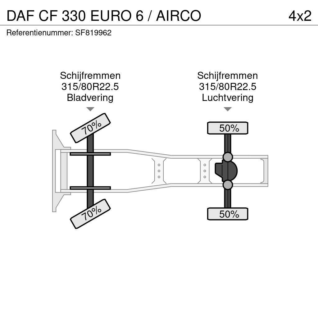 DAF CF 330 EURO 6 / AIRCO Çekiciler
