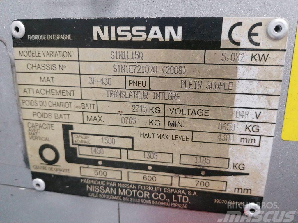 Nissan S1N1L15Q Elektrikli forkliftler