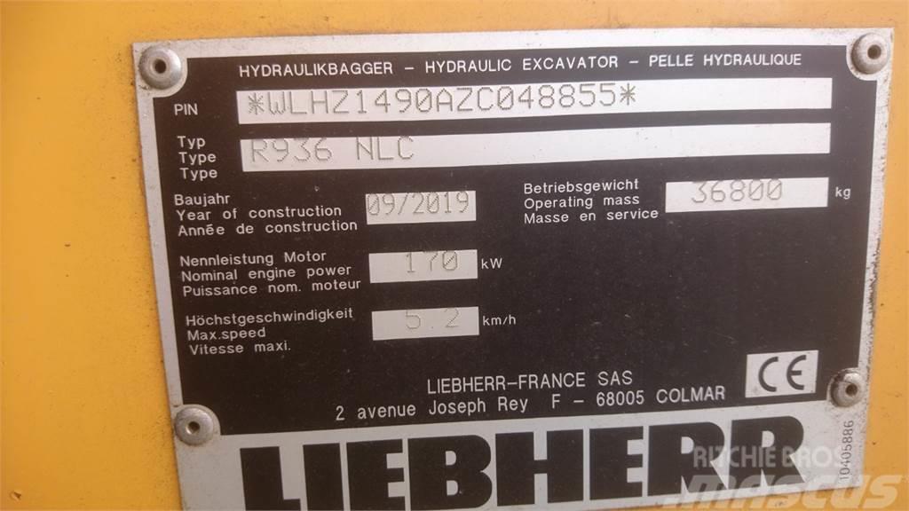 Liebherr R936 NLC Paletli ekskavatörler