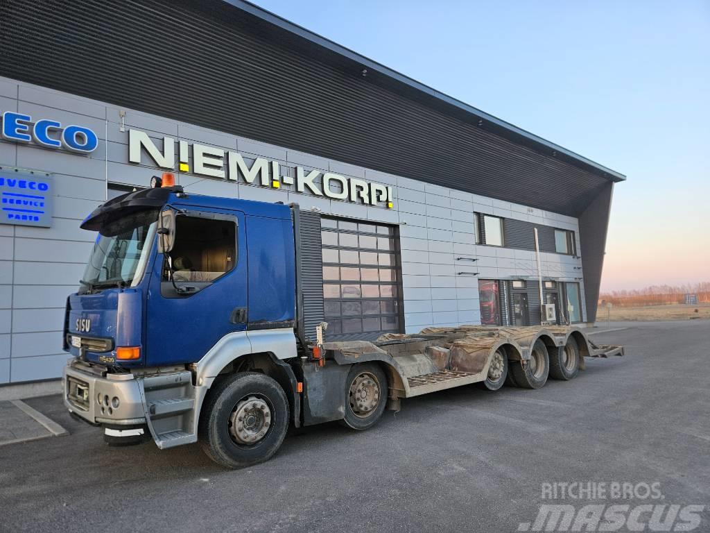 Sisu E11 420 10x4 metsäkoneritilä Orman makinesi taşıma kamyonları