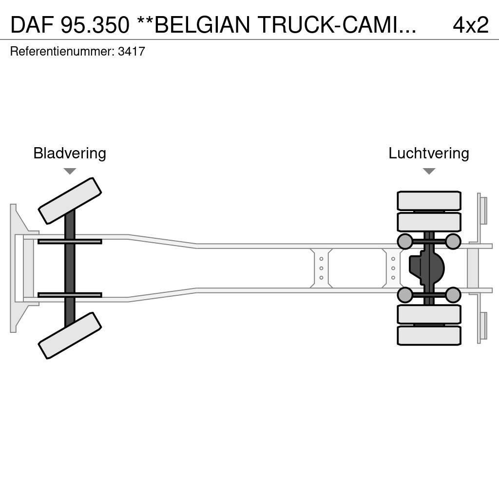 DAF 95.350 **BELGIAN TRUCK-CAMION BELGE** Kapali kasa kamyonlar