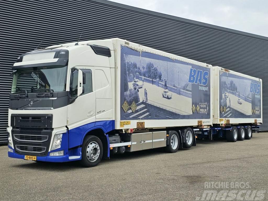 Volvo FH 420 6x2 / COMBI / BDF / BOX / GROENEWEGEN TRAIL Kapali kasa kamyonlar