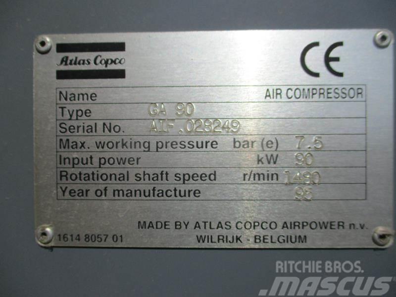 Atlas Copco GA 90 Kompresörler