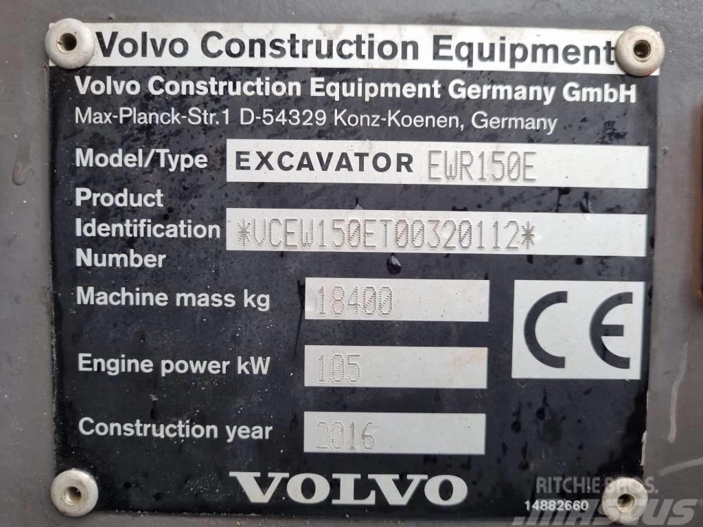 Volvo EWR 150 E Lastik tekerli ekskavatörler