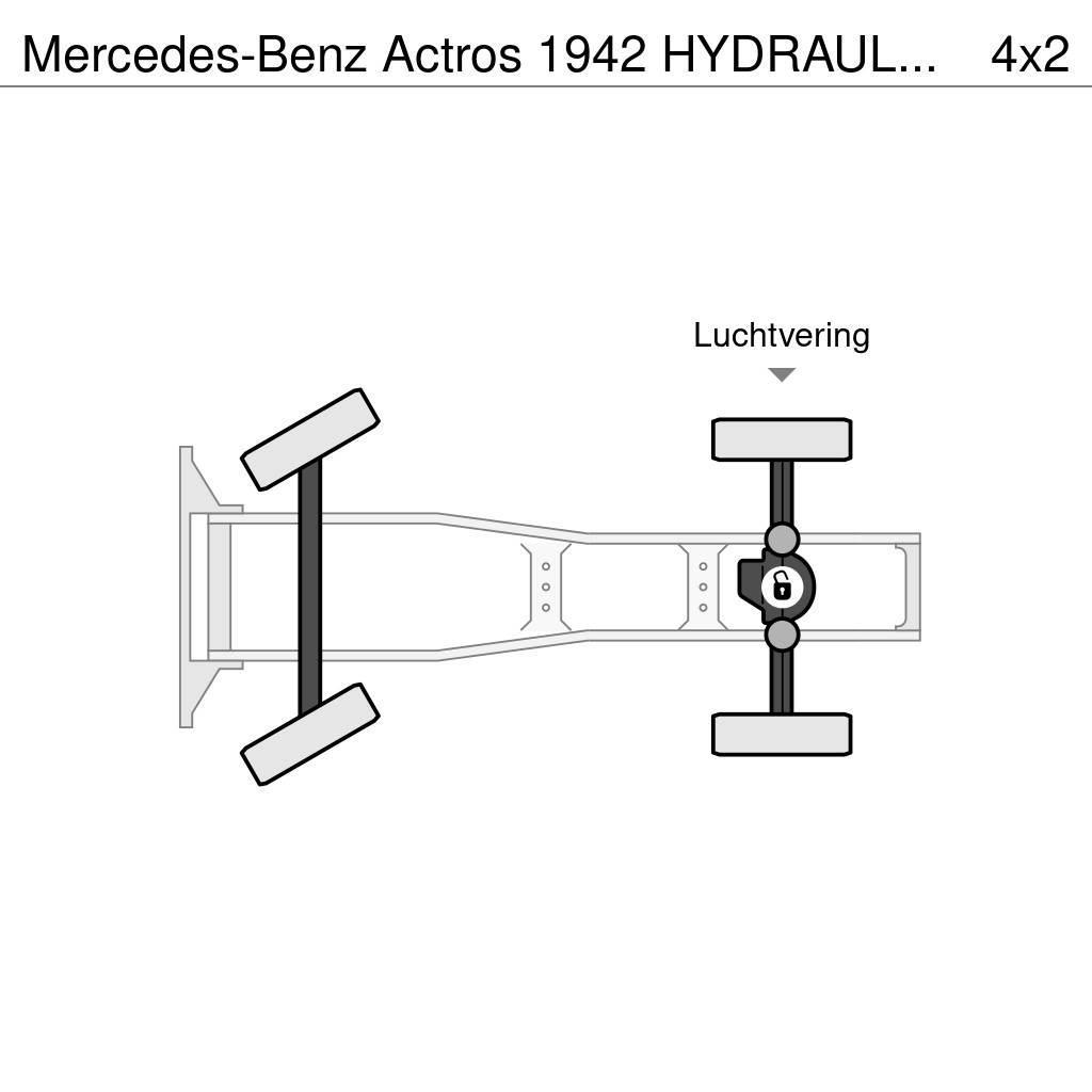 Mercedes-Benz Actros 1942 HYDRAULICS - EURO 5 - ONLY 426 760 KM Çekiciler