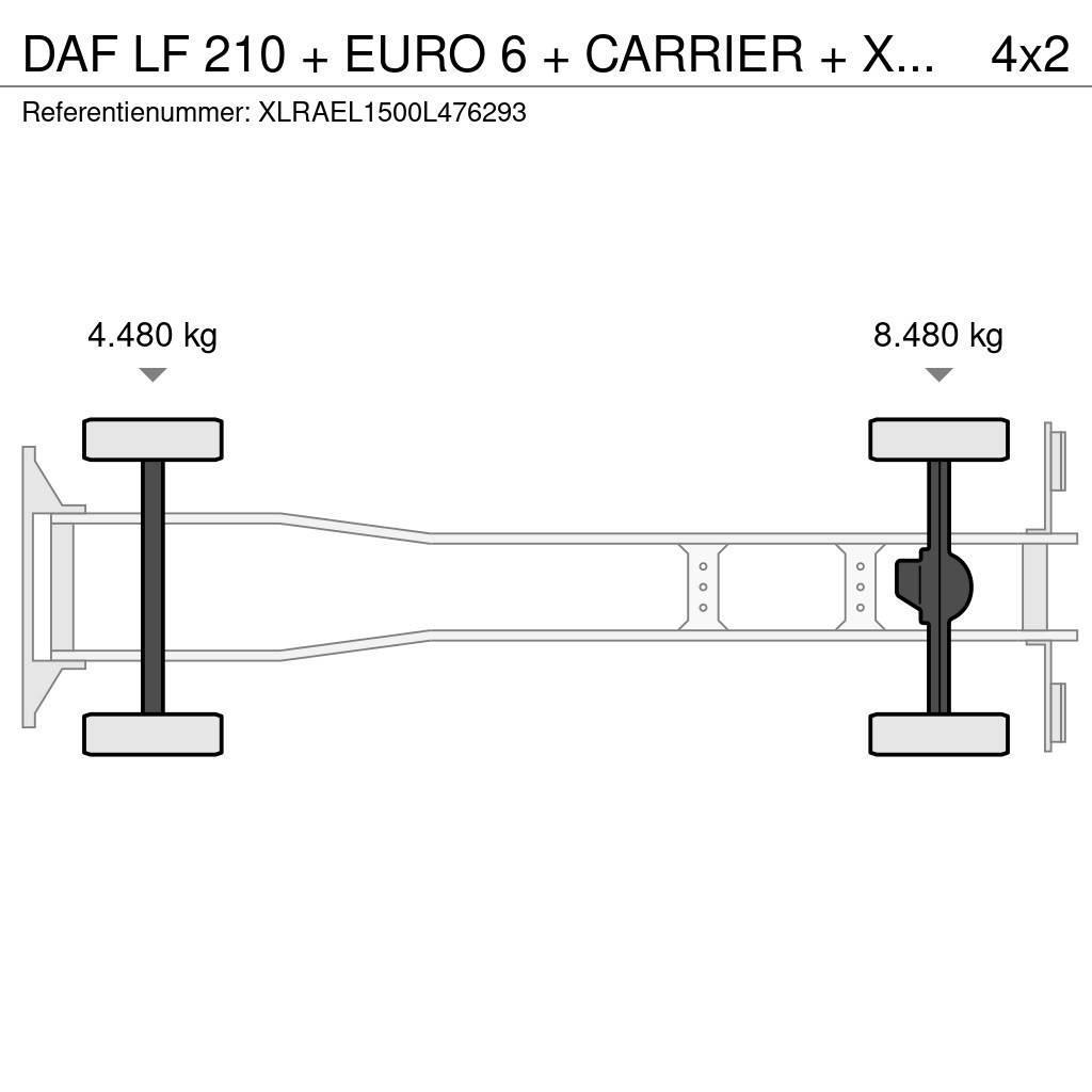 DAF LF 210 + EURO 6 + CARRIER + XARIOS 600 MT + NL apk Frigofrik kamyonlar