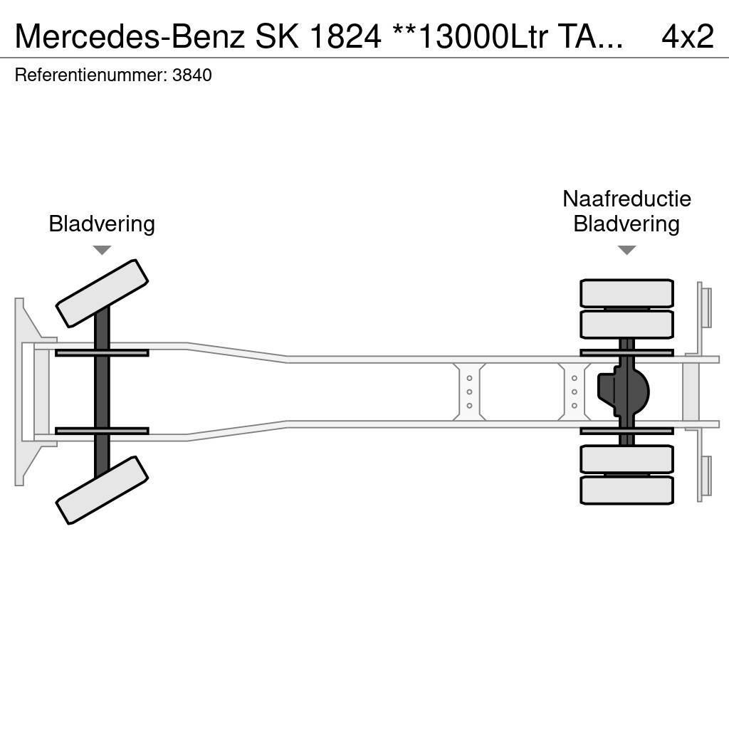 Mercedes-Benz SK 1824 **13000Ltr TANK-FULL STEEL**TOPSHAPE** Tankerli kamyonlar