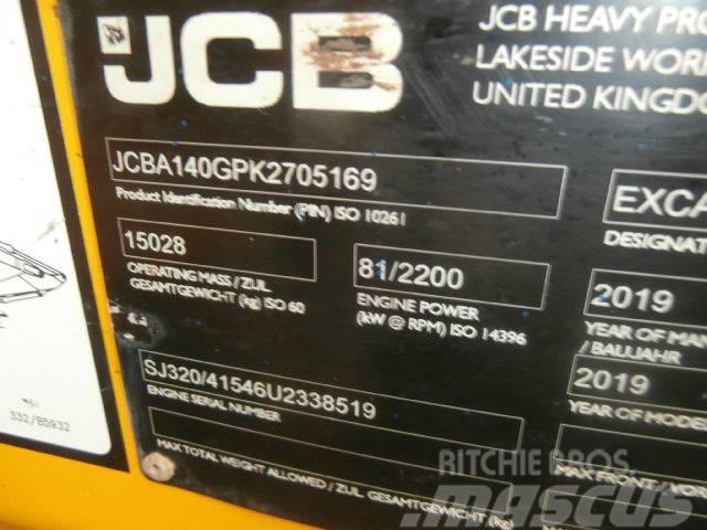 JCB 140X LC Paletli ekskavatörler