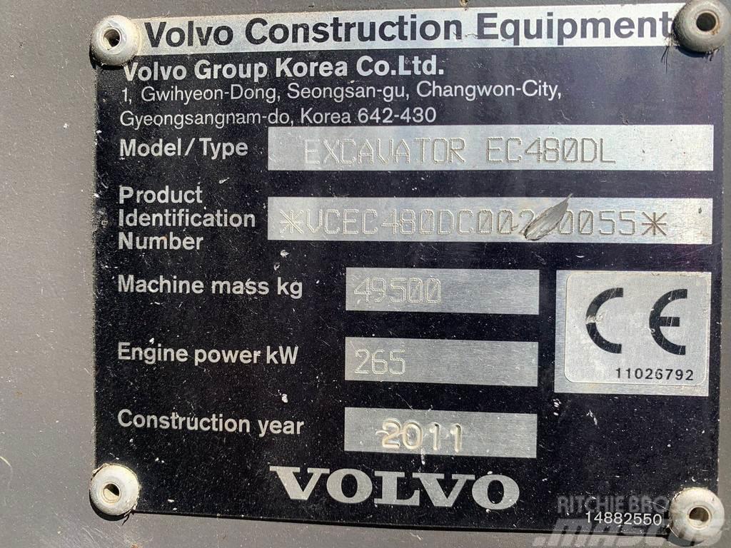 Volvo EC480DL Excavator pe Senile Özel ekskavatörler