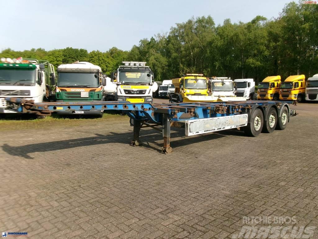Krone 3-axle container trailer 20-30-40-45 ft SDC27 Konteyner yari çekiciler
