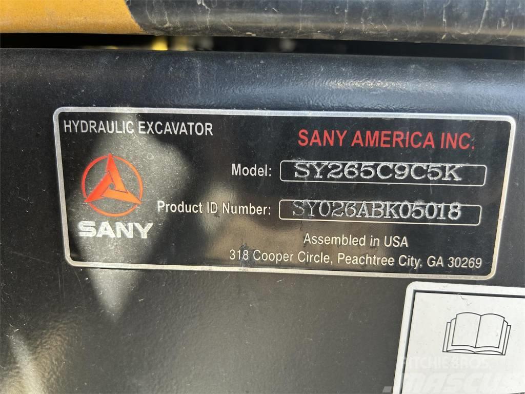 Sany SY265C Paletli ekskavatörler
